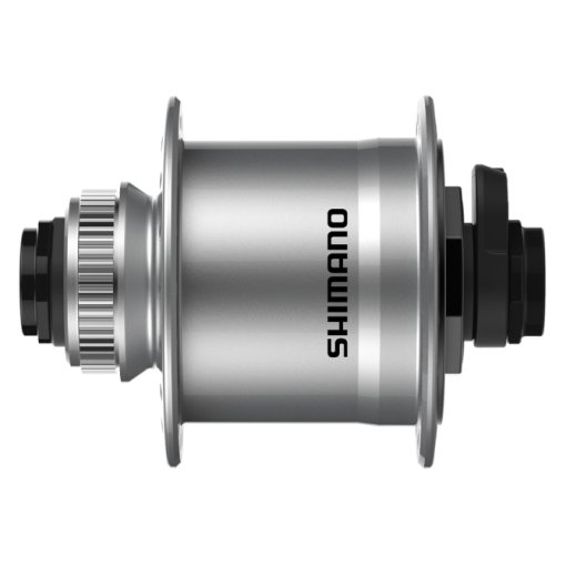 Foto de Shimano DH-UR708-3D Buje con Dinamo - Centerlock - 15x100mm - 36 Agujeros - plata