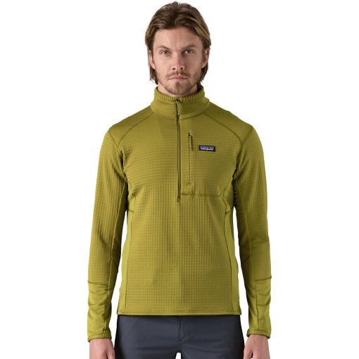 Photo produit de Patagonia Sweat Homme - R1 Hybrid - Graze Green