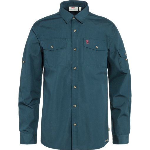 Foto de Fjällräven Camisa de Manga Larga Hombre - Singi Trekking - mountain blue
