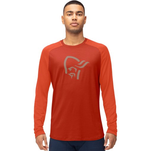 Foto de Norrona Camiseta Interior Manga Larga Hombre - femund pureUll - Pureed Pumpkin