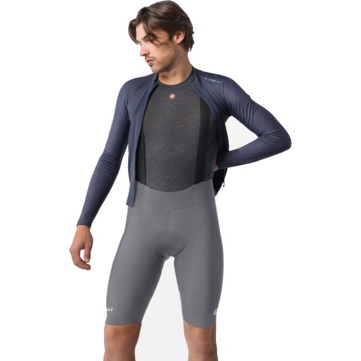 Picture of Castelli Espresso Thermal Bibshorts Men - smoky grey 021