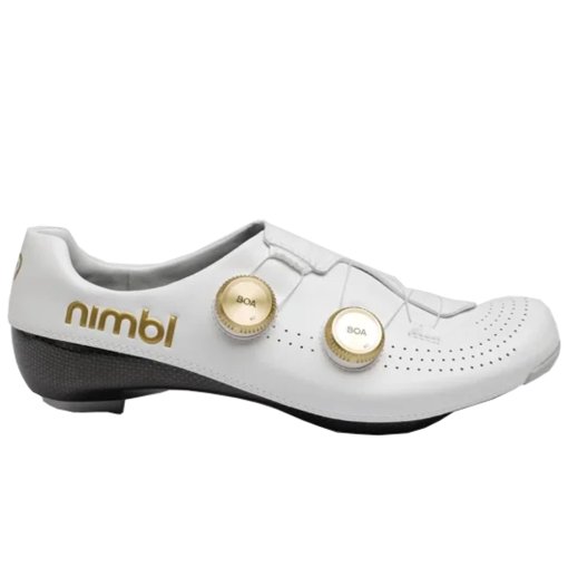 Produktbild von Nimbl Ultimate Glide Rennradschuhe - white-gold