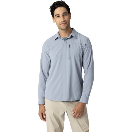 Foto de Outdoor Research Astroman Camiseta de manga larga para hombre - slate