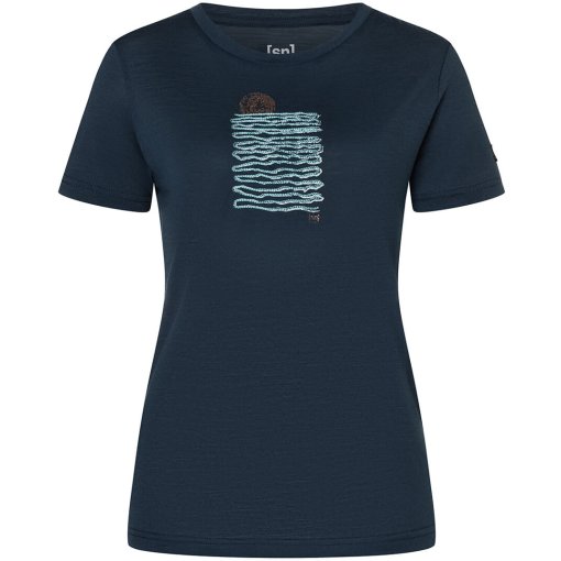 Image de SUPER.NATURAL Sea Line T-shirt pour femmes - Blueberry/Various