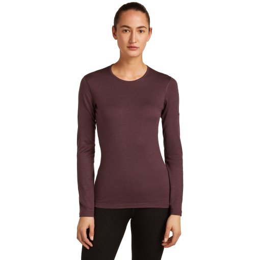 Foto de Icebreaker Camiseta Interior Manga Larga Mujer - Merino 200 Oasis Crewe - Java