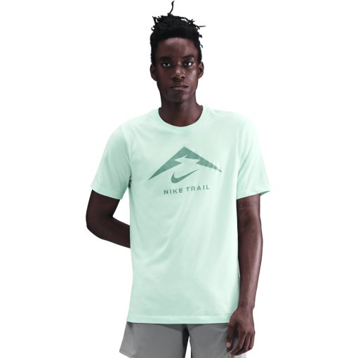 Immagine prodotto da Nike Maglietta Uomo - Dri-FIT Trail Logo - mint foam/cannon FQ3914-353