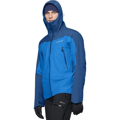 Foto de Norrona Chaqueta Hombre - falketind Gore-Tex - Brilliant Blue/Dark Blue