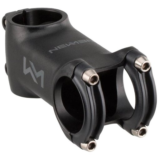 QWORK Prolunga Manubrio Bici In Alluminio - Attacco Per Forcella Da 28,6 Mm Con 4 Spessori - Altezza Regolabile Da 50 A 75 Mm - Colore Nero - 3