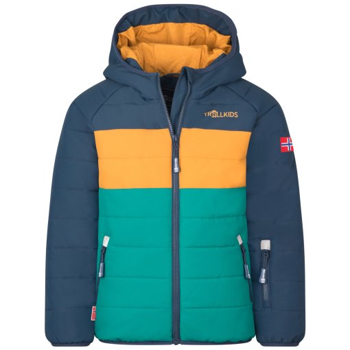 Foto de Trollkids Chaqueta Esquí Niño - Hafjell PRO - Dark Cyan/Mystic Blue