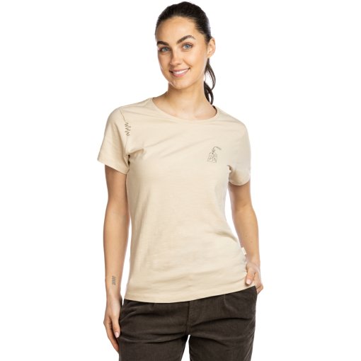 Picture of Chillaz Valencia Tea Up T-Shirt Women - sand