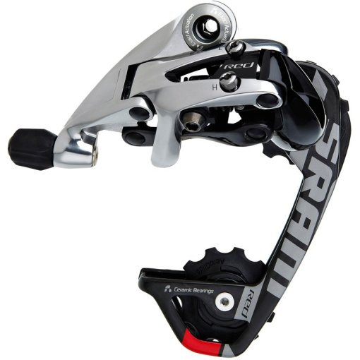 Immagine prodotto da SRAM RED WiFLi 2x10 Deragliatore posteriore – Gabbia media - black/silver