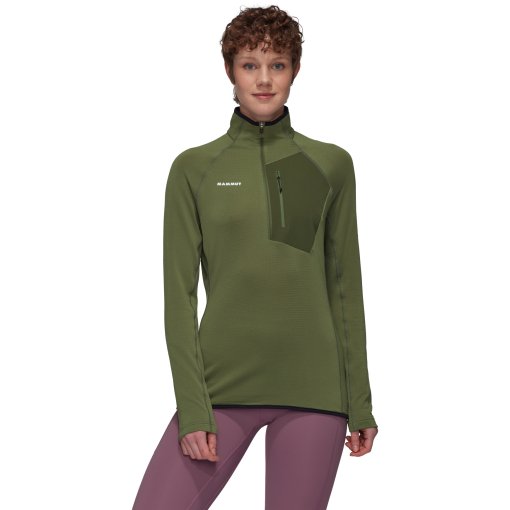 Immagine prodotto da Mammut Pullover Midlayer Donna - Aenergy Light Half Zip 1014-05530 - marsh-dark marsh