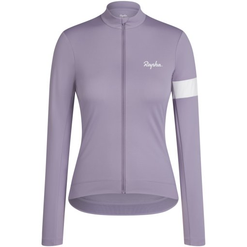 Picture of Rapha Core Thermal Long Sleeve Jersey Women - lilac grey/white