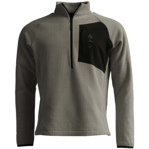 Photo produit de Zimtstern Zlinez Fleece Halfzip Pullover pour hommes - Veti Green