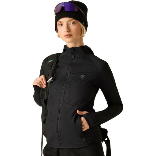 Produktbild von Dare 2b Heat Weave Stretch Midlayer Jacke Damen - 800 Black