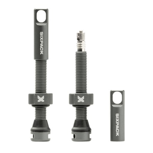 Foto de Sixpack Válvulas Tubeless (1 Par) - 44mm - dark titanium