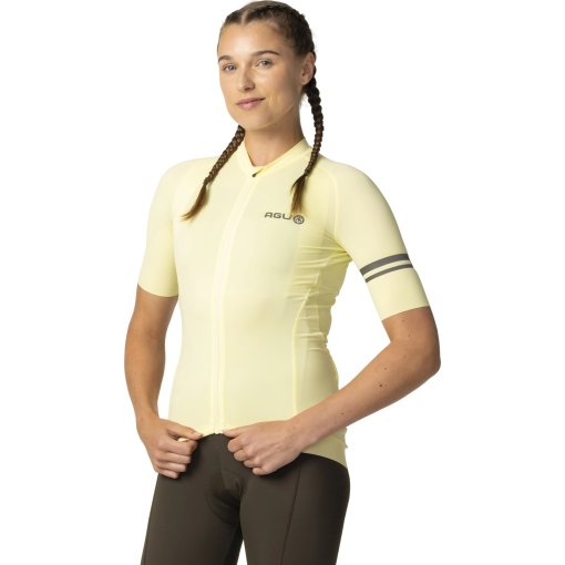 Picture of AGU Performance Solid Short Sleeve Jersey Women - celestial yellow