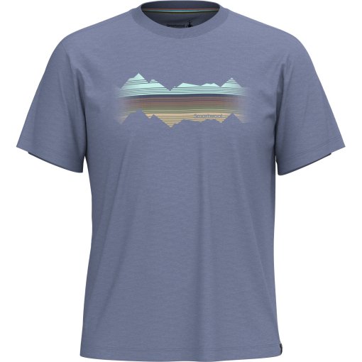 Foto de SmartWool Camiseta de Manga Corta Unisex - Mountain Horizon Graphic - P43 nightfall blue