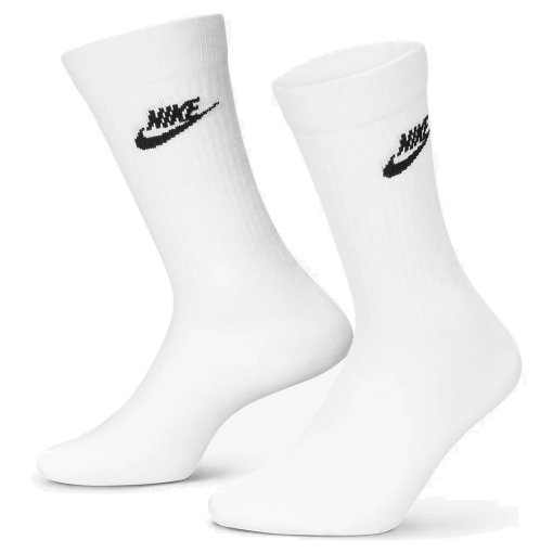 Photo produit de Nike Chaussettes - Sportswear Everyday Essential Crew (3 Paire) - blanc/noir