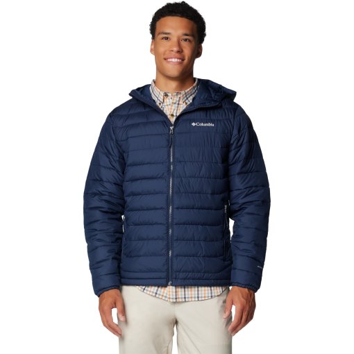 Immagine prodotto da Columbia Giacca con Cappuccio Uomo - Powder Lite II - Collegiate Navy