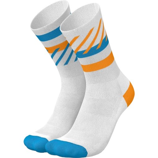 Foto de INCYLENCE Calcetines Running - Disrupts - Blanco Azul Naranja