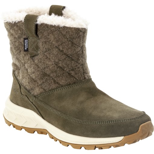 Photo produit de Jack Wolfskin Bottes d&#039;Hiver Femme - Queenstown Texapore - khaki / grey