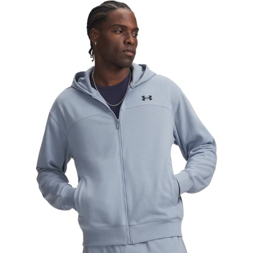 Picture of Under Armour UA Rival Lightweight Full-Zip Men - Blue Wind/Black