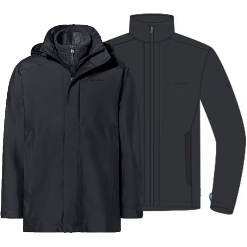 Productfoto van Vaude Idris 3-in-1-parka IV voor heren - black