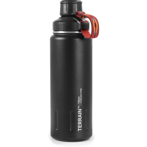 Foto de Source Botella Termo Ventosa - Terrain Clickseal - 0.7L - carbon black / strap indian