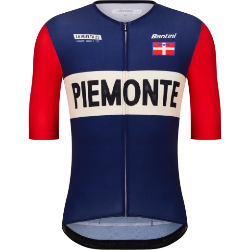 Immagine prodotto da Santini Maglia a Maniche Corte Unisex - La Vuelta Grand Salida Piemonte RE97175C25LVPIEM - print