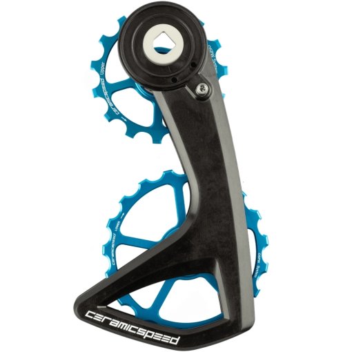 Photo produit de CeramicSpeed Système de Galets de Dérailleur - OSPW RS 5-Spoke | pour SRAM RED D1/E1 / Force D1 AXS V2 - bleu