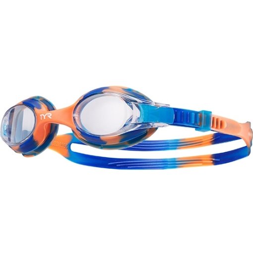 Produktbild von TYR Swimple Tie Dye Schwimmbrille Kinder - transparent/blau/orange