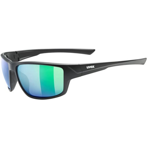Photo produit de Uvex sportstyle 230 Lunettes vélo - black matt/mirror green