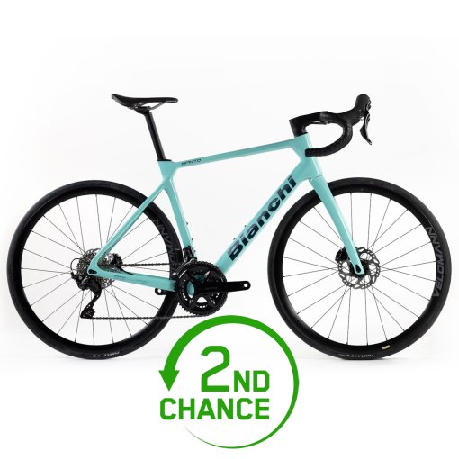 Produktbild von Bianchi INFINITO ICR Palladium - 105 - Carbon Rennrad - 2026 - CK16 / blue glossy - matt logo - B-Ware