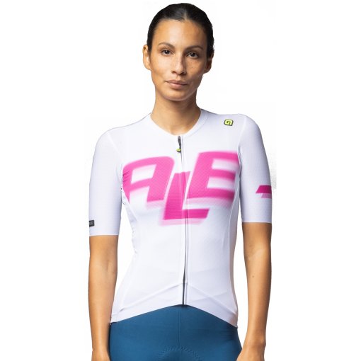 Foto de Alé Maillot de Manga Corta Mujer - PR-E Sauvage - blanco