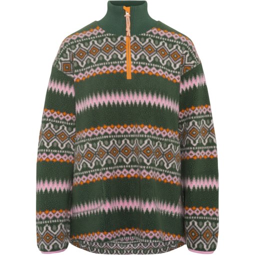 Foto de Kari Traa Jersey Mujer - Ruthie Midlayer Half Zip - thyme