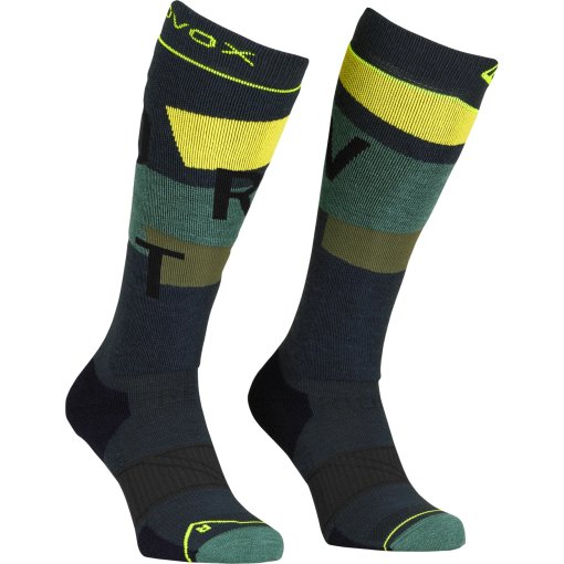 Picture of Ortovox Freeride Long Socks Cozy Men - black steel