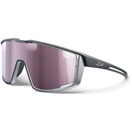 Zdjęcie: Julbo Fury Okulary przeciwsłoneczne - Dark Grey/Chrom Grey - Silver Flash Spectron HD 3