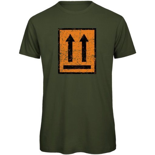 Foto de RTTshirts Camiseta Bicicleta Hombre - This Side Up - khaki