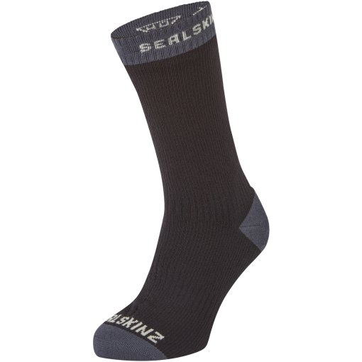 Foto de SealSkinz Calcetines Medianos Impermeables - Wiveton Warm Weather - Negro