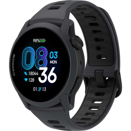 Photo produit de COROS PACE 4 Montre GPS multisports - bracelet silicone - Noir