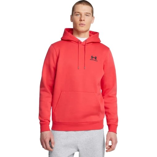 Immagine prodotto da Under Armour Felpa con Cappuccio Uomo - UA Icon Fleece - Racer Red/Black