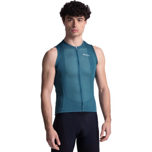 Photo produit de Santini Opal Maillot sans manches pour hommes 6S97275COPAL - petrolium PT