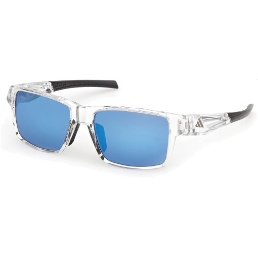 Photo produit de adidas Kleon SP0125 Lunettes - Crystal / Blue Mirror
