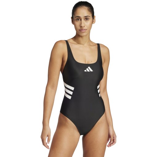 Foto de adidas Bañador Mujer - 3-Stripes Uback - negro/blanco JH3391