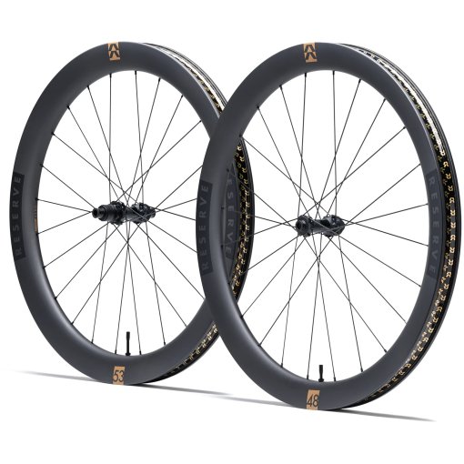 Photo produit de Reserve RSVr 48 | 53 GR Paire de roues DT 180 - 28 pouces | Carbone | Centerlock - 12x100 mm | 12x142 mm - XDR / HG-EV