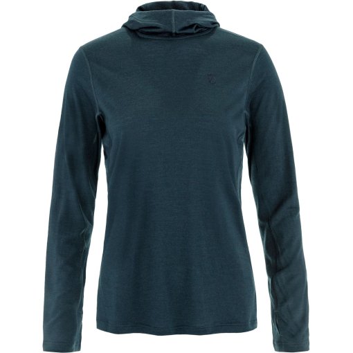Photo produit de Fjällräven Abisko Wool Sweat à capuche pour femmes - dark navy