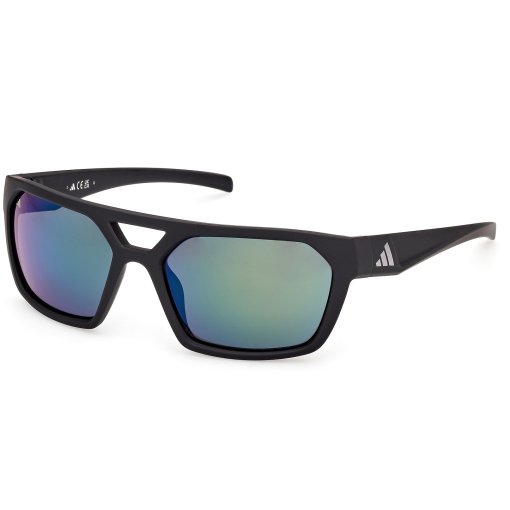 Productfoto van adidas Essentials ES0004 Brillen - matte black / green mirror