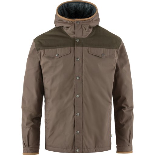 Foto de Fjällräven Chaqueta de Plumas Hombre - Greenland No. 1 - suede brown/dark olive