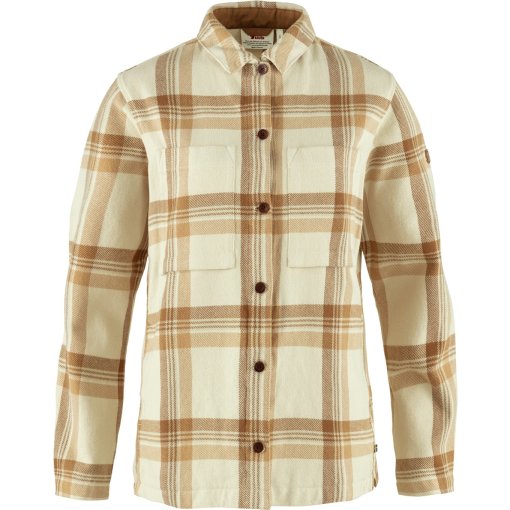 Foto de Fjällräven Chaqueta Mujer - Singi Flannel - chalk white/dune beige